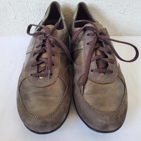 Mephisto Womens Size 8 US Mobils Brown Leather Run Off Air Jet System Sneakers - Picture 2 of 12